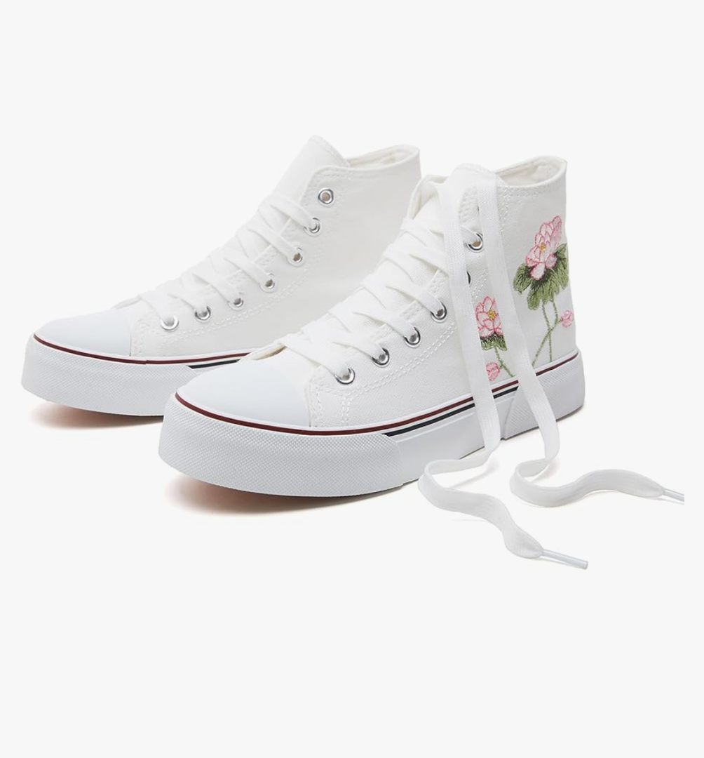 Fashion High top Sneakers Womens Classic High Tops Canvas Shoes  8