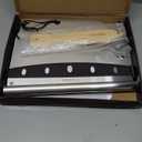 Pizza Peel Aluminum Pizza Spatula, Mooues 12 inch Metal Pizza Paddle(12"x 14")with Rocker Cutter Foldable Wood Handle, [Storage bag included], for Family Pizza Oven Baking Pizza, Dough, Bread & Pastry