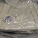 GRANNY SAYS Large Storage Baskets, Closet Storage Bins, Linen Closet organizers and storage, Fabric Storage Bins with Metal Frame, Clothes Baskets for Shelves, Towels, Beige, 3-Pack