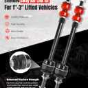 Front Sway Bar Extended End Link Kit 1-3" Lift for 1999-2018 Ram 1500, Silverado 1500/2500HD, Avalanche 1500 4WD, Heavy Duty Suspension Stabilizer Links (12" to 14.85")