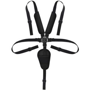 Kissral Universal 5 Point Harness Straps, Adjustable Baby Safety Strap Belt with Shoulder Pads and Guarding Pad, Harness Straps for High Chair/Pushchair/Stroller/Pram/Buggy (Black)