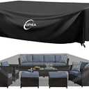 Kipiea Outdoor Furniture Covers Waterproof, 420D Heavy-Duty Patio Furniture Set Covers, No Tears Anti UV No Fading(138" L x 103" W x 36" H)