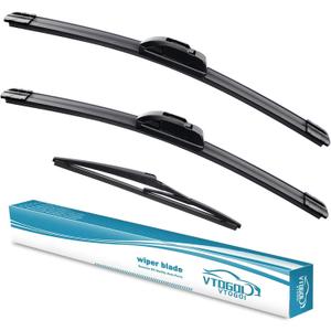 OEM Windshield Wiper Blades Replacement for Toyota Highlander 2008-2019 Lexus GX460 2011-2023 Hyundai Palisad 2020-2025,All Weather Original Factory Quality Front Rear Wipers Set 26"+20"+12" (3 Pack)