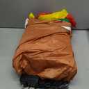 7 FT Christmas Inflatable Outdoor Decorations, Inflatable Gingerbread Man with Sign and Gifts Bags Built-in LED Lights Blow Up Yard Decorations for Holiday Indoor Outdoor Party Garden Lawn