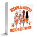 Missing and Murdered Indigenous Women Sign, MMIW Native American Awareness for Indigenous, National Day Of Awareness For Missing, Human Rights Decor, Equality Home Office Decor, Orange Day Gifts