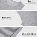 MAGCOMSEN Men's Tank Tops Workout Gym Sleeveless Shirts Moisture Wicking Breathable Muscle Shirt Casual Summer Tanks (Gray, XL)