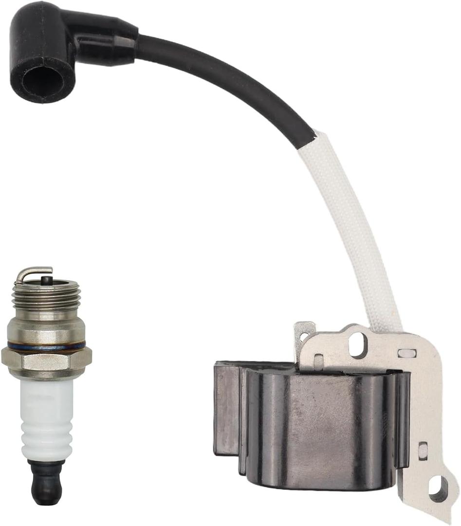 753-06303 Ignition Coil with Spark Plug for Troy-Bilt TB21EC TB22EC TB32EC TB2040XP TB2044XP, for MTD 316.711020 316.711021 316.711170 316.711190 String Trimmer