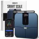 Herz P1 Smart Scale - 8-Electrode Body Composition Scale with Handle | BMI, Body Fat, Muscle Mass, Body Weight Dual-Frequency BIA for Precision Tracking App Tracks 56 Health & Fitness Metrics