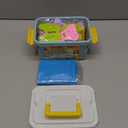 Dough Play Tools Sets for Kids, 22pcs Clay and Dough Accessories for Toddlers with Storage Box, Silicone Mat, Rolling Pins, Safety Scissors, Mini Knife,3D Dino & Animal Molds, Gift for Boys Girls