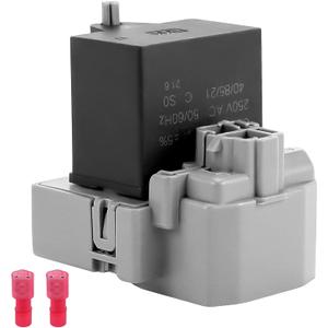 TSD2 W10189190 Relay/Overload and W10662129 Compressor Run Capacitor Compatible for Whirl-Pool Ken-More Elec-trolux etc Refrigerator by MIFLUS