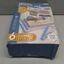 MattEasy Space Saver Vacuum Storage Bags, Space Saver Bags with Pump, Storage Vacuum Sealed Bags for Clothes, Comforters, Blankets, Bedding