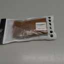 Brown Initial Suspenders for Men Wedding Dress Pants Adjustable 4 to 3 Hooks Elastic Y Back 1.4 Inches (Brown)