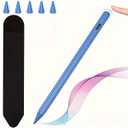 Stylus Pen for iPad 9th&10th Generation, Fast Charge for iPad Pencil, Stylus Pen with Palm Rejection, Pen for iPad Pro 11/12.9 inch(2018-2023), iPad mini 5/6/Air 3/4/5, iPad 6/7/8/9/10(Navy Blue)