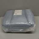 Asuprui Round Footstool Ottoman, 20x14 Inches Multi-Functional Modern Foot Stool,Floor Poufs, Sofa Footrest Extra Seating for Living Room, Entryway, Hallways and Bedrooms (Blue)