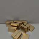 UNIQOOO 12 Pack Gold Birch Wood Stands /1.2mm Slot for Cardstock, Wedding Table Numbers Holders, Photo Holder, Photo Display Stand for Event Decor, Retail Shop, Cafe Restaurant Menu, Business Card, Name Tag