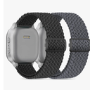 2 Pack Stretchy Nylon Braided Band for Kids - Compatible with Cosmo JrTrack 4 3 2SE 2 1/Gizmo/Gabb 3e 3 2 1/Garmin Bounce Smart Watch - Breathable Wristband Replacement Straps for Boys Girls