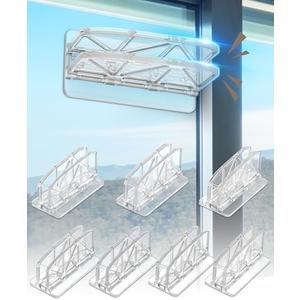 Sliding Glass Door Lock for Horizontal Sliding Window - 8 Pack Window Locks | Sliding Door Lock Closet Door Security Locks Home Security Door Lock Latch Safety for Bar Stopper