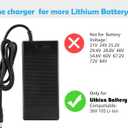 Charger 42vdc Replacement ACDC 1 Prong Universal Charger DC42V for 10s 36 Voltage Lithium Battery Compatible with S2Pro, S2Lite, S2, KS4, KS4Pro, NEX, NEX3, NEX5, Max, Max3, Max V2