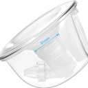 Belmikal Wearable Breast Pump Parts Overall 21mm Milk Collector Cup Compatible with Momcozy/Tsrete/Kmaier S9S12 Wearable Breastpump Incl 21mm Flange Use with S9S12 Parts/Accessories Replacement