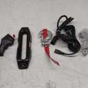 WARN 103255 VR EVO 12-S Electric 12V DC Winch with Synthetic Rope: 3/8" Diameter x 90' Length, 6 Ton (12,000 lb) Pulling Capacity , Black