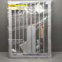 Cumbor 36" Extra Tall Baby Gate for Dogs and Kids with Wide 2-Way Door, 29.7"- 46" Width, and Auto Close Personal Safety for Babies and Pets, Fits Doorways, Stairs, and Entryways, White