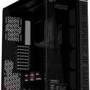 ASUS ROG Cronox E-ATX Full-Tower Gaming PC Case | Curved Tempered Glass Panel, Dual 360mm Radiators & 400mm Graphics Cards, E-ATX & BTF Motherboards, 9.2-Inch LCD Screen