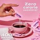 Sweet'N Low Zero Calorie Sweetener Packets, 400 Ct, Kosher & Gluten Free, Low Glycemic Index, Individual Tea and Coffee Sweetener Packets (EXP 04/06/28)