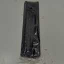 12Pack Straight Brackets Black,10Inch 250MM Mending Plate Metal Brackets for Brace, Heavy Duty Joining Plates for Wood Fence Bookcase Cabinet, Straight Brace Repairing Mending Plates