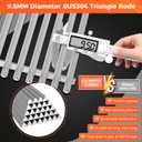 9.5MM Thick 19.5" Grill Grates for Weber Genesis 300 Series(20072016), 304 Stainless Steel Weber Genesis Grill Parts, Replacement for Weber Genesis E310 S310 E320 S320 E330 S330, Weber 7524 & 7528