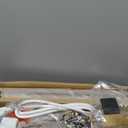 Night Stand with Charger Station, Wood NightStand with Drawer and Open Shelf, Fluted Bedside Table Side Table with Solid Wood Legs for Living Room, Bedroom and Small Space (Rustic Walnut)