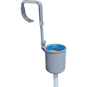 Bestway 58233E 800 GPH Above Ground Swimming Pool Surface Skimmer Debris Cleaner with Quick Set Up & Adjustable Mounting Bracket for Customized Height