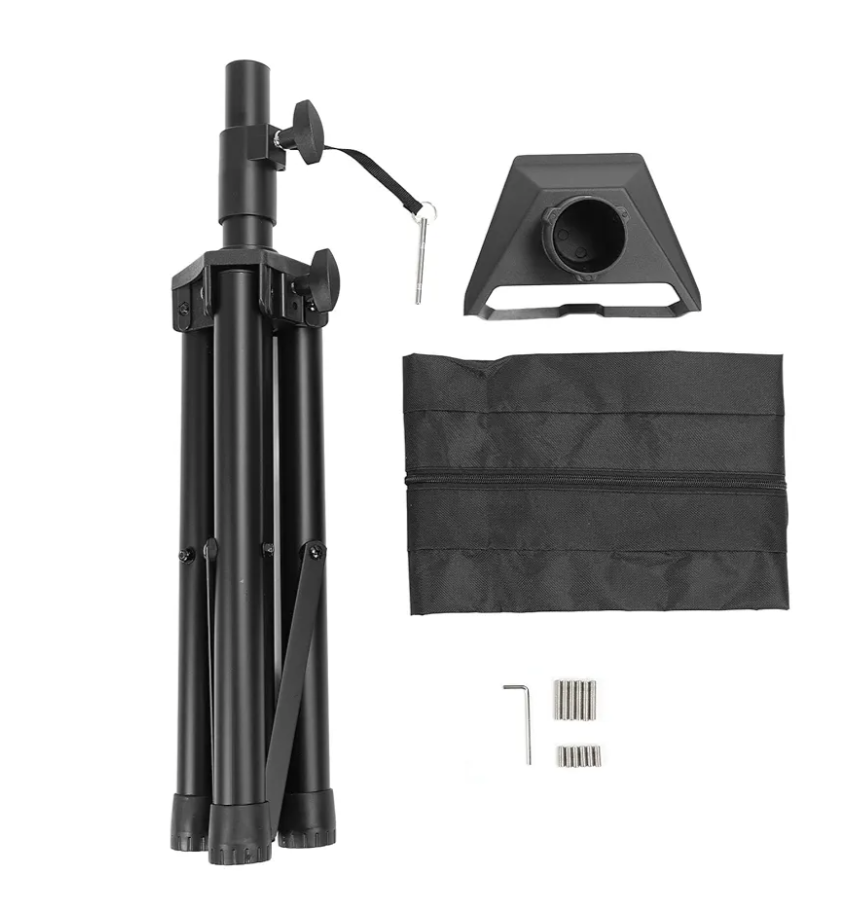 Rectangular Satellite Tripod Portable Metal Mount Stand Kit Adjustable Height with Pipe Adapter for Gen 3 Roof Camping RV Travel Courtyard
