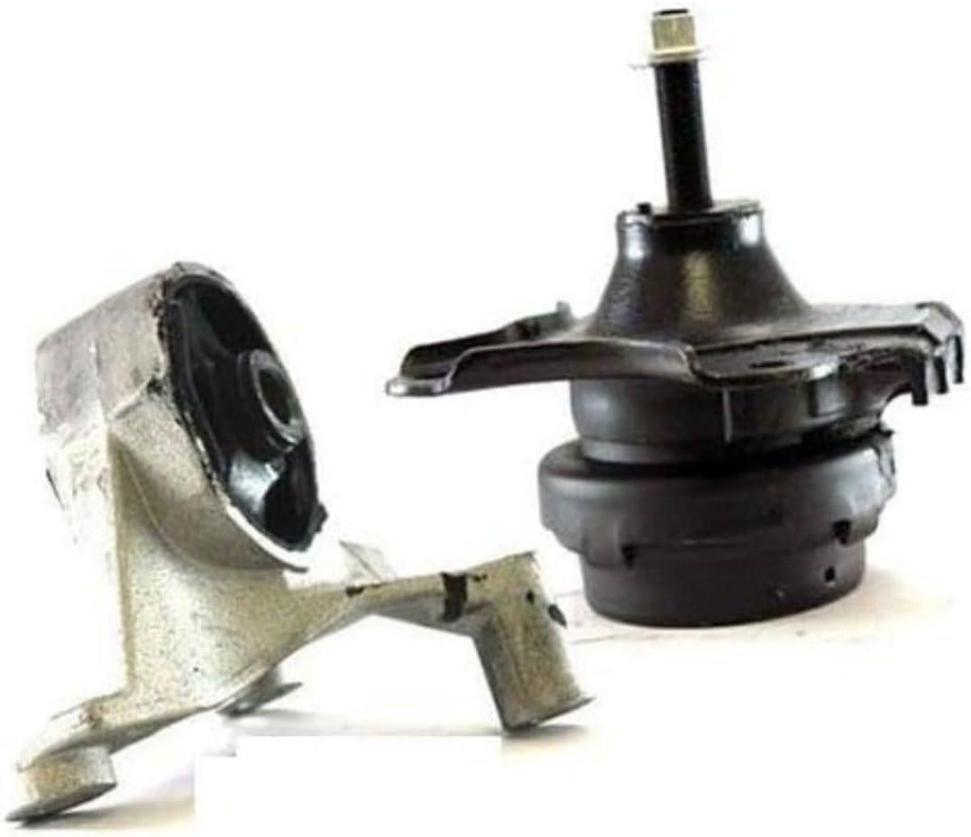 2PCS Front Motor Mount Set Compatible with Honda Civic 1.7L Manual Trans 01-05 Replaces A6591 A6589