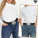 BELTROAD Cowboy Cowgirl Belts for Women Men Western Belts for woman Rhinestone Belt With Western Buckle