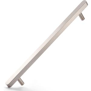 1 Pack Stainless Steel Brushed Nickel Cabinet Pulls Square Kitchen Cabinet Knobs 7 Inch Hole Center Brushed Nickel Cabinet Knobs Kitchen Cabinet Handles Bathroom Cabinet Pulls Brushed Nickel
