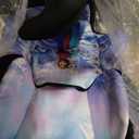 KidsEmbrace High Back Booster Car Seat, Disney Frozen Elsa and Anna Purple, White, Blue