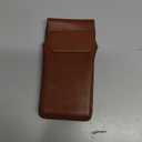 Holster for Galaxy S25 Ultra S24 Ultra S23 Ultra 5G Note 20 Ultra 5G Note 10+ Plus 5G, Premium Leather Pouch with Belt Clip Phone Holster Belt Case, Brown - XL