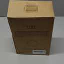 Vine Creations Clear Glass Soap Dispenser, 2 Pack Kitchen Soap Dispenser Set with Stainless Steel Pump, 16 oz Dish Soap and Hand Soap Dispensers for Bathroom with Waterproof Labels (Clear Bottle / Brushed Brass Pump)