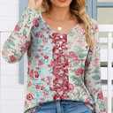 ETCYY NEW Long Sleeve Shirts for Women 2025 Casual Dressy Blouses Fashion Fall Tunic Tops