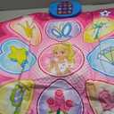 SUNLIN Dance Mat - Rhythm Step Play Mat - Dance Game Toy Pad with LED Lights, Gift for Kids Girls 3-12, Adjustable Volume, Built-in Music, 3 Challenge Levels (Pink)