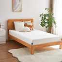 Twin Mattress, 6 Inch Memory Foam Mattress in a Box, Fiberglass Free Twin Size Mattresses for Pressure & Pain Relief, Soft and Comfortable