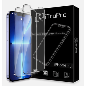 iTruPro iPhone 13 Tempered Glass Screen Protector for iPhone 13 Pro Max 14 Pack