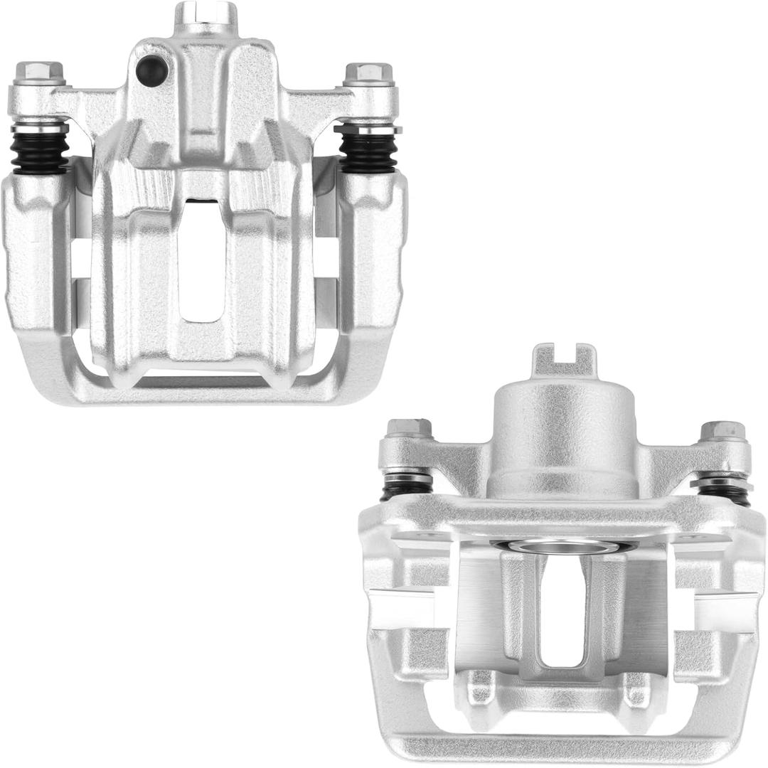 SCITOO Rear Left+Right Brake Calipers With Bracket 19-B2588 19-B2589 Compatible For Acura CL 2001-2003 For Acura TL 1999-2008 For Honda Element 2003-2011