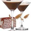 2 Pack Coffee Martini Candles Gifts for Women Men, Scented Candles Unique Gifts for Women Girl Friend Soy Wax Candles for Home, Bedroom,Coffee Bar Scented for Christmas, Birthday,Halloween