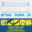 Freestanding Indoor/Outdoor Volleyball Net (12 Feet)