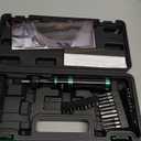 Torque Screwdriver Wrench Driver Set, 8-70 Inch Pounds Torque Screwdriver, 1/4-Inch Drive Torque Wrench Set for Maintenance,Tools, Bike Repairing and Scope Mounting (Green)