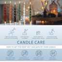 10 Inch Light Blue Spiral Taper Candles Unscented Smokeless Candles 2 Pack Hand Poured Twisted Candle for Dinner Coastal Wedding Home Decor Meditation Space Yoga