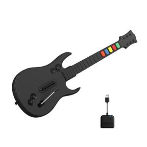 NBCP Wireless Guitar Controller for Xbox Series X/S, Xbox One & PC  Compatible with Rock Band 4 and Fortnite Festival, 2.4G Connection, Guitar Strap Included  Black