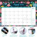 3 x 2026 Desk Calendar - Jan 2026 - Dec 2026, Large Monthly Desk Calendar 12 Months, 17" x 12", Desk Pad, Large Ruled Blocks, To-do List & Notes, Best Desk/Wall Calendar 2026 for Planning or Organizing
