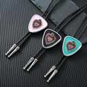 GelConnie Bolo Tie for Women Heart Cowboy Necktie Flower Gothic Mens Bolo Ties Bolero Necklace Red Western Ties for Men